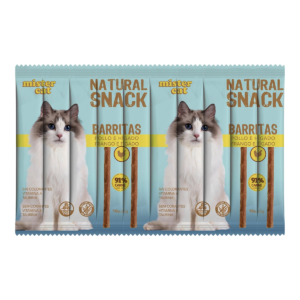 Natural Snacks Mister Cat Barritas Pollo E Higado 10X5 g