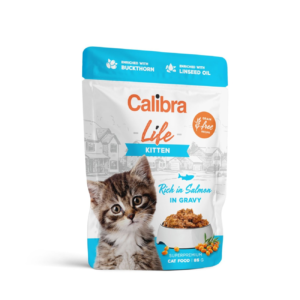 Calibra Cat Life Pouch Kitten Salmon En Salsa 28X85 g