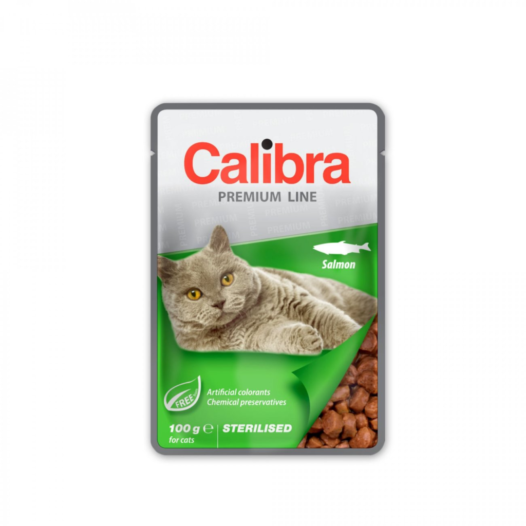Calibra Sobre Cat Sterilised Salmon 100 g