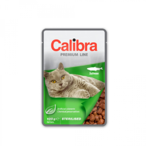 Calibra Sobre Cat Sterilised Salmon 100 g