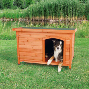 Caseta Perros Natura Madera Classic l 104X72X68 cm