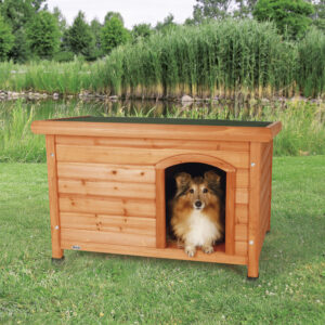 Caseta Perros Natura Madera Classic M 85X58X60 cm