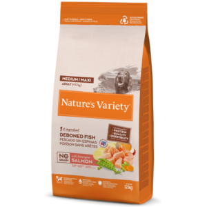 Natures Variety Dog No Grain Medium Adult Salmon 10 kg