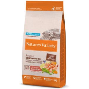 Natures Variety Dog No Grain Puppy Medium Salmon 10 kg