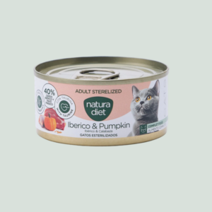 Natura Diet Cat Lata Pate Sterilized Iberico Y Pumkin 85 g