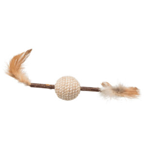 Juguete Gatos Matatabi Con Plumas 20 cm