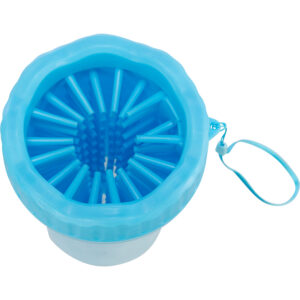 Limpiador De Patas Silicona Talla ml Azul
