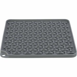 Mantel Lick"n"snack Silicona 20X20 cm Gris