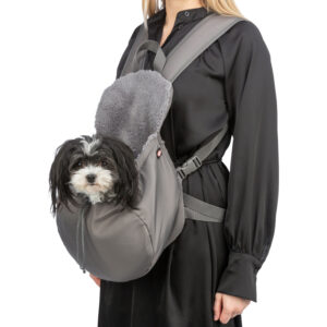Mochila Frontal Molly 25X38X17 cm Gris