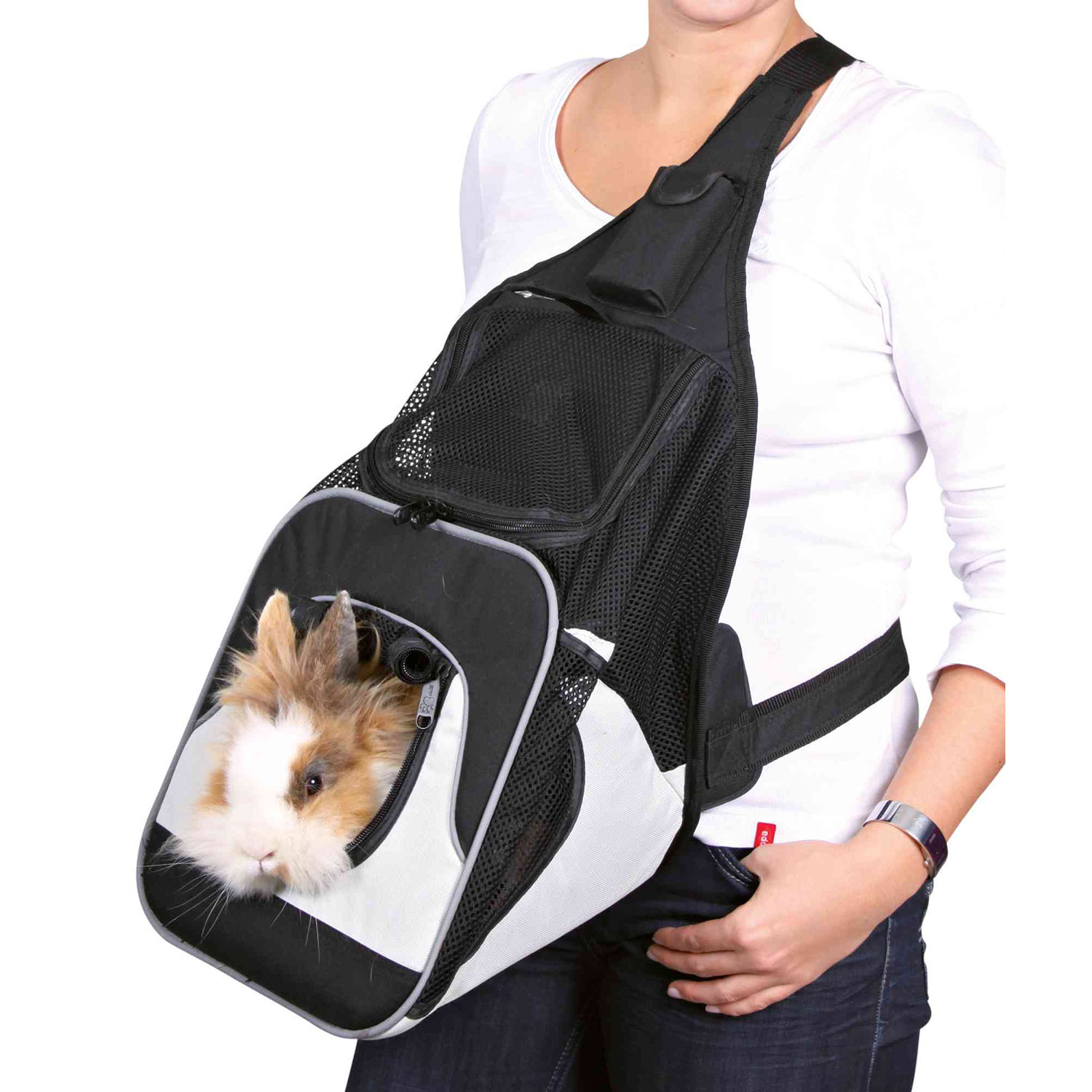 Mochila Frontal Savina Nylon 30X33X26 cm - Imagen 3