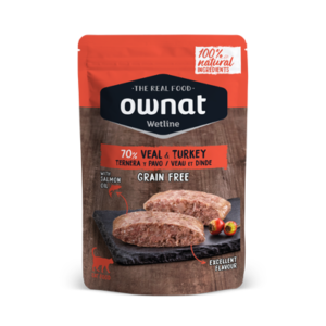 Ownat Wet Cat Pouch Veal (ternera) Y Turkey 85 g