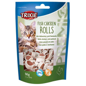 Premios Snack Fish Chicken Rolls Gato 50 g