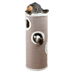 Rascador Torre Edoardo 100 cm Marron Y Crema