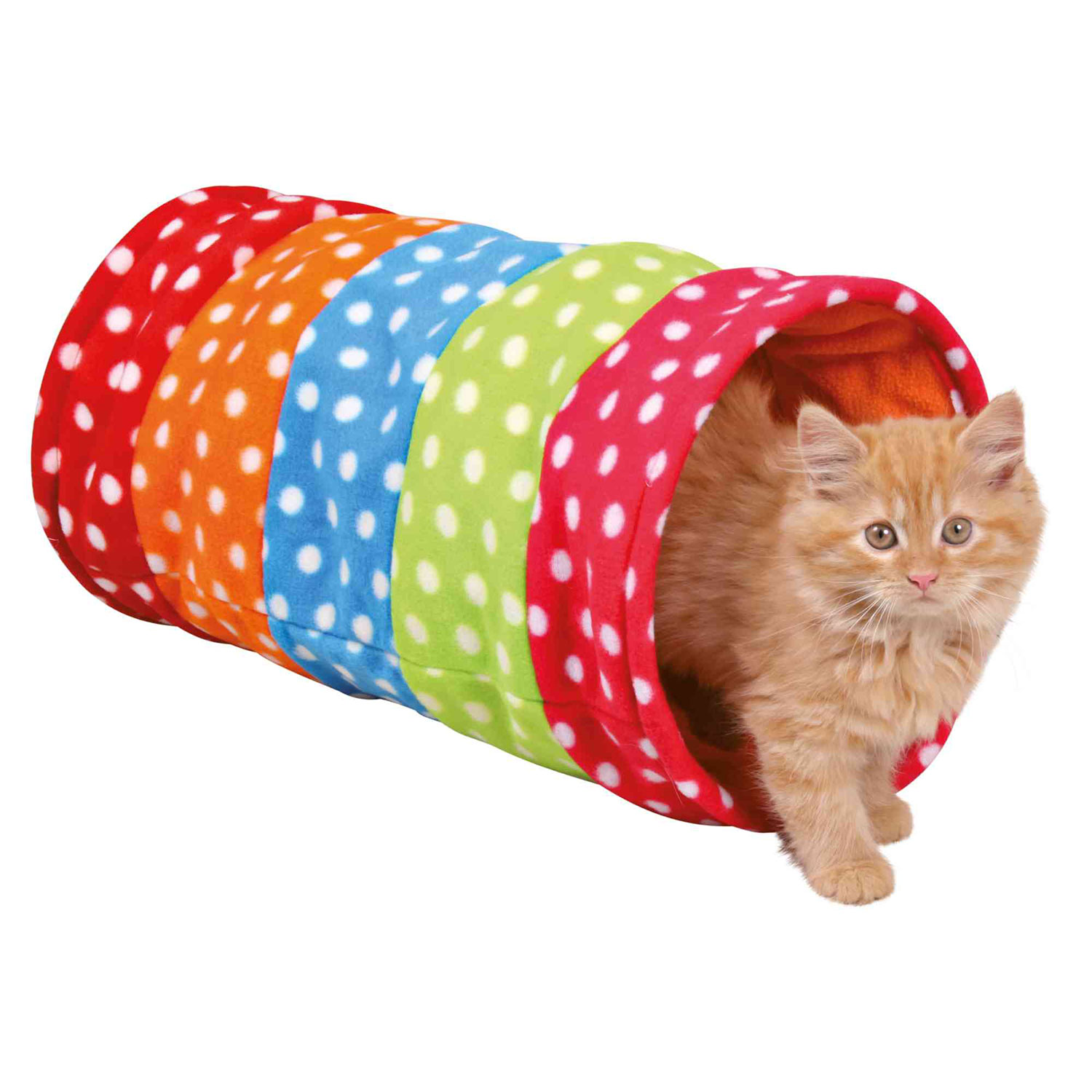 Tunel Juego Gatos Felpa Ø25 X 50 cm