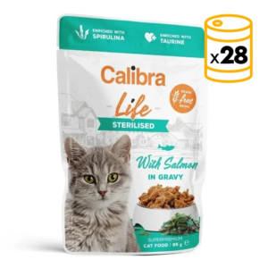 Calibra Cat Life Pouch Sterilized Salmon Salsa 28X85 g