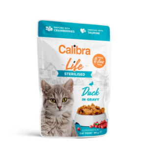 Calibra Cat Life Pouch Sterilized Pato En Salsa 85 g