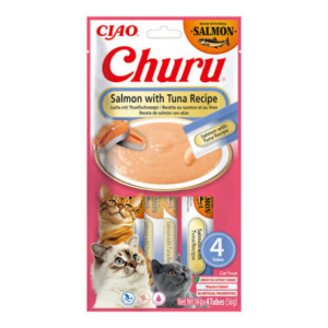 Churu Cat Atun Con Salmon 4X14 g