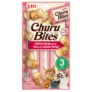 Churu Cat Bites Atun Con Salmon 3X10 g