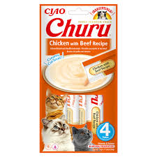 Churu Cat Pollo Con Buey 4X14 g