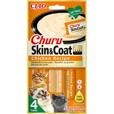 Churu Cat Skin Y Coat Pollo 4X15 g