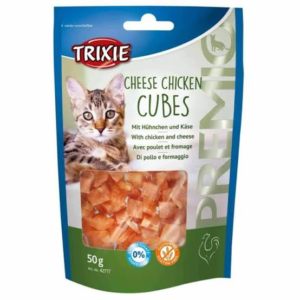 Premios Snack Cheese Chicken Cubes Gato 50 g