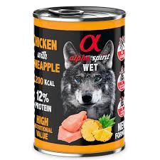Alpha Spirit Dog Lata Pollo Con Piña 400 g
