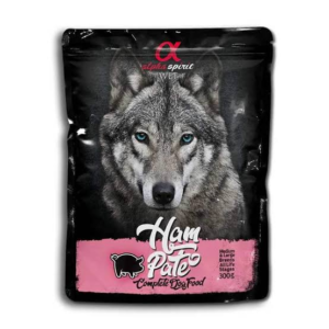 Alpha Spirit Dog Pouch Pate Jamon 100 g