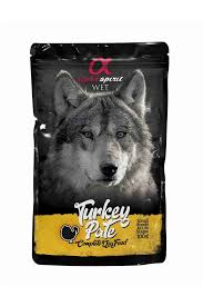 Alpha Spirit Dog Pouch Pate Pavo 100 g