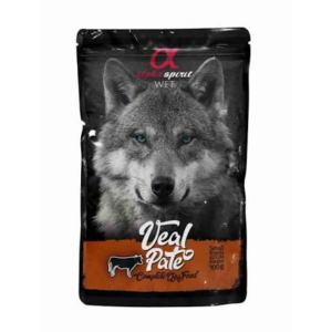 Alpha Spirit Dog Pouch Pate Ternera 100 g