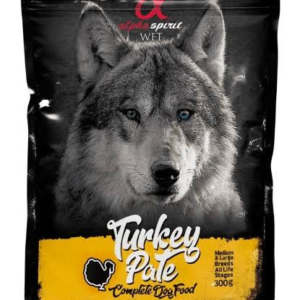 Alpha Spirit Dog Pouch Pavo 300 g