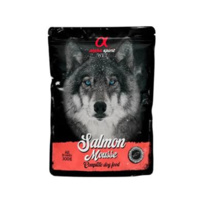 Alpha Spirit Dog Pouch Salmon 300 g