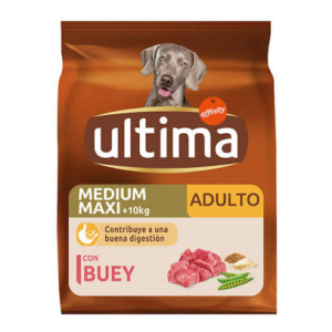 Ultima Dog Adult Medium Buey 12 kg