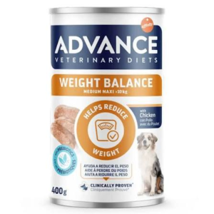 Lata Advance Weight Balance Medium Maxi Vet Dieta 400 g