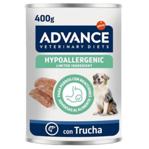 Lata Advance Hypoallergenic Trucha Vet Dieta 400 g