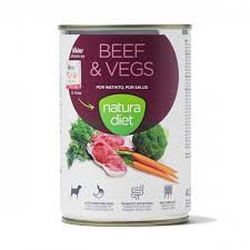 Natura Diet Dog Beef Y Veg Grain Free Lata 400 g