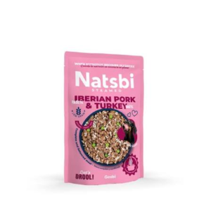 Natsbi Steamed Dog Iberian Pork Turkey 500 g By Gosbi