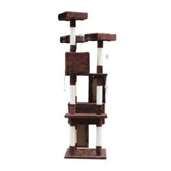 Rascador Nilo Cat Tree Marron 50X50X170 cm Gl00105ma Glo
