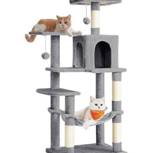 Rascador Yamuna Cat Tree Gris 40X85X181 cm cm Gl00108ma Glo