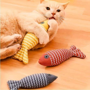 Juguete Gatos Pescado Con Catnip