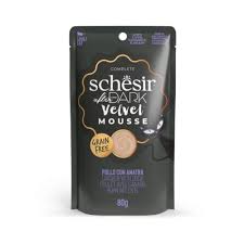 Schesir Cat Dark Mousse Pollo Sobre 80 g
