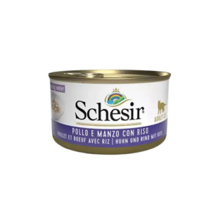 Schesir Lata Cat Pollo Y Buey Con Arroz 85 g