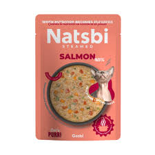 Sobre Natsbi Cat Steamed Salmon 80 g By Gosbi