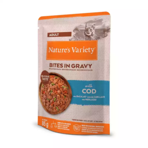 Natures Variety Cat Wet Bites Cod 85 g
