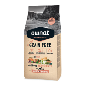 Ownat Just Grain Free Dog Adult Salmon Seafood 14 kg