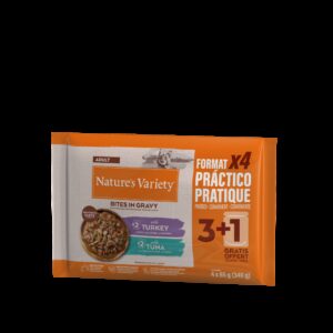Natures Variety Sobre Cat Turkey-tuna Original Pack 4X85 g