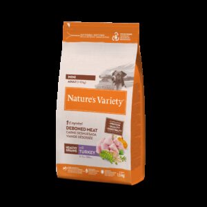Natures Variety Dog Hg Mini Adult Turkey 3 kg