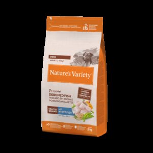 Natures Variety Dog H Grain Mini Adult White Fish 1.5 kg