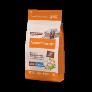 Natures Variety Dog H Grain Medium Adult White Fish 10 kg
