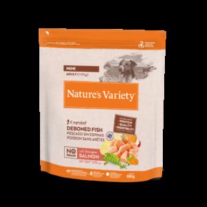 Natures Variety Dog No Grain Mini Adult Salmon 600 g