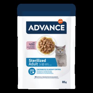Advance Cat Sobre Sterilised Turkey Pack 4X85 g